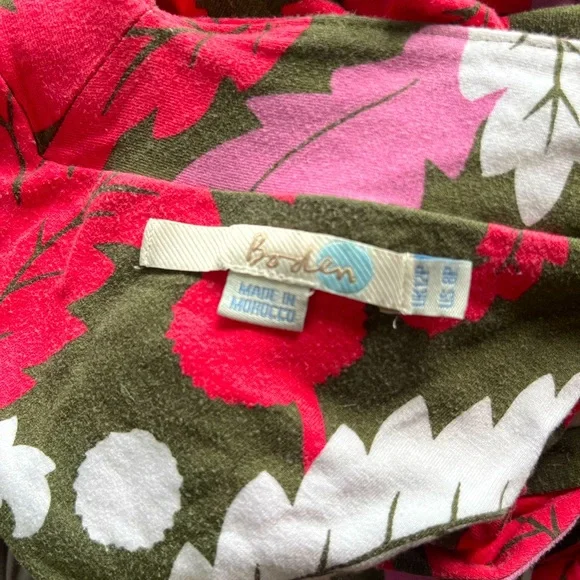 Boden Maxi Dress Jersey Floral Print Tank Sleeveless Multi Colors 8P - Picture 4 of 6